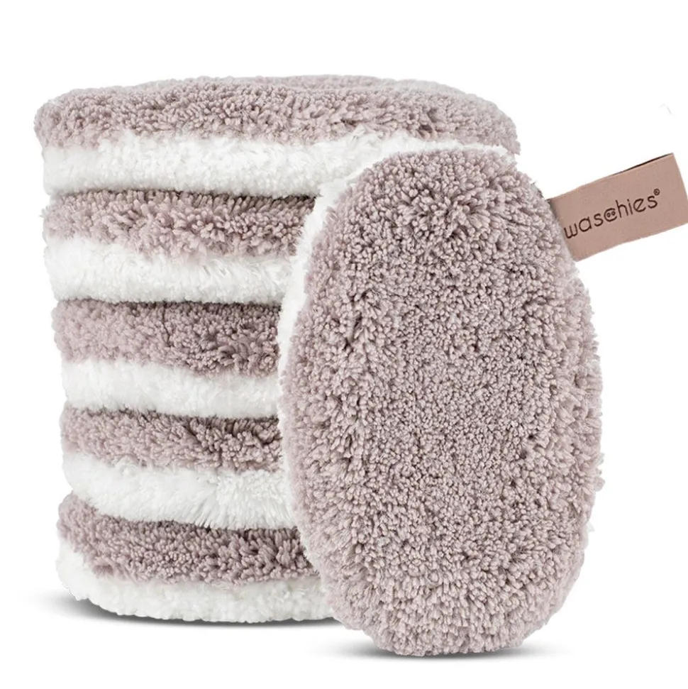 Waschies Abschmink- und Reinigungspads Taupe 6er Set