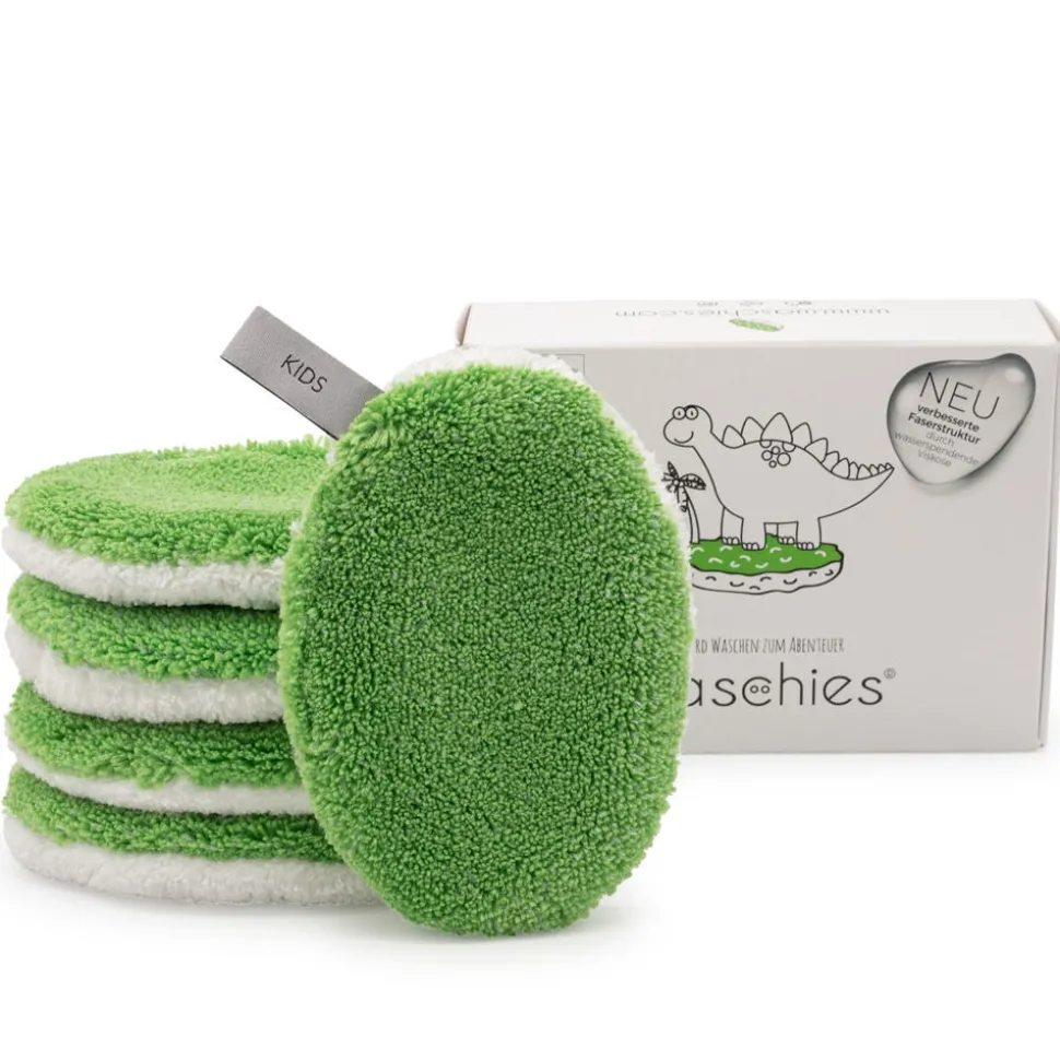Waschies Baby- & Kinderwaschpads Grün 5er-Set