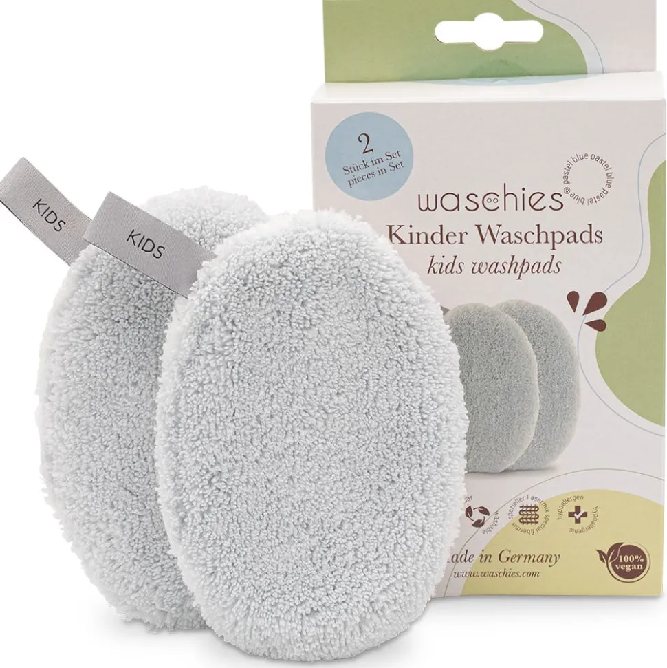 Waschies Baby- & Kinderwaschpads Pastel Blue 2er Set