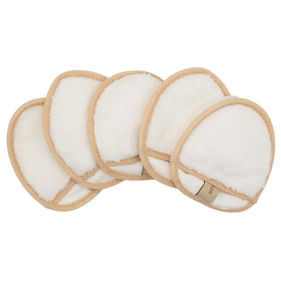 Waschies Mini Glove Pads Beige 5er- Set