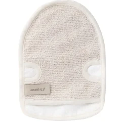 Waschies Peelinghandschuh für Peeling & Reinigung Beige 2er Set