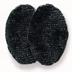 Waschies wiederverwendbare Reinigungspads Schwarz