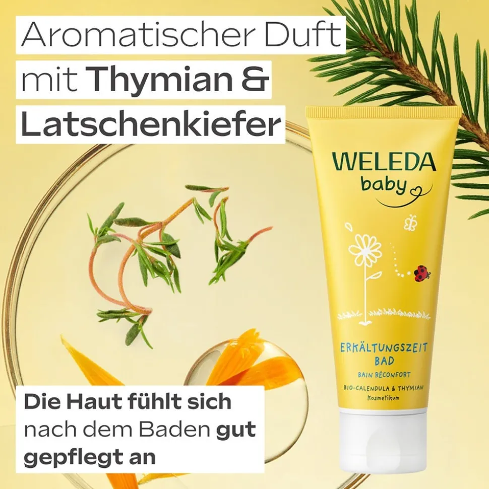 Weleda Calendula Erkältungszeit Bad 75 ml