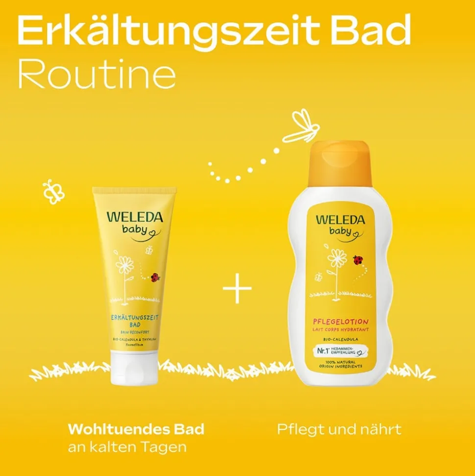 Weleda Calendula Erkältungszeit Bad 75 ml