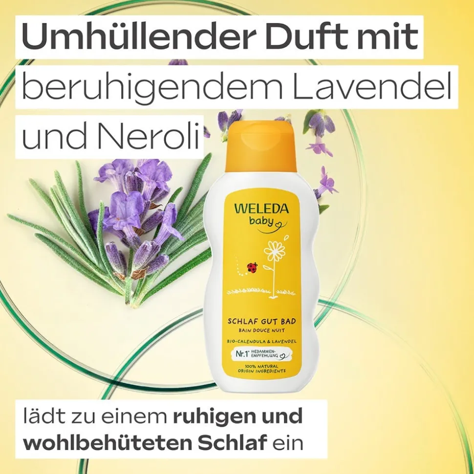 Weleda Calendula Schlaf Gut Bad 200 ml