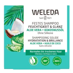 Weleda festes Shampoo Feuchtigkeit & Glanz 50 g