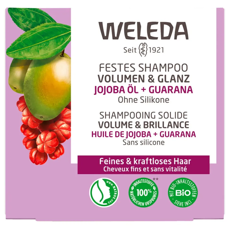 Weleda festes Shampoo Volumen & Glanz 50 g