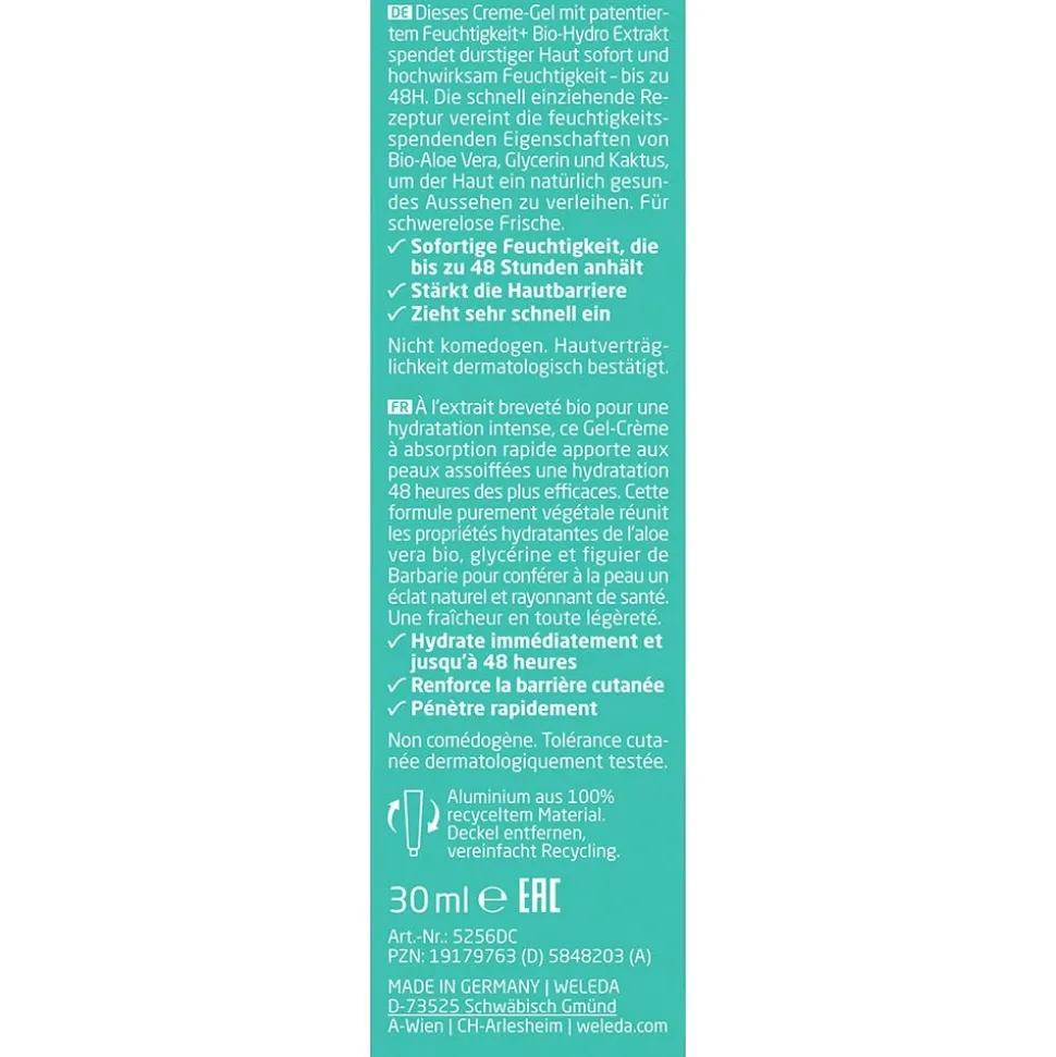 Weleda 48H Hydration Creme-Gel 30 ml