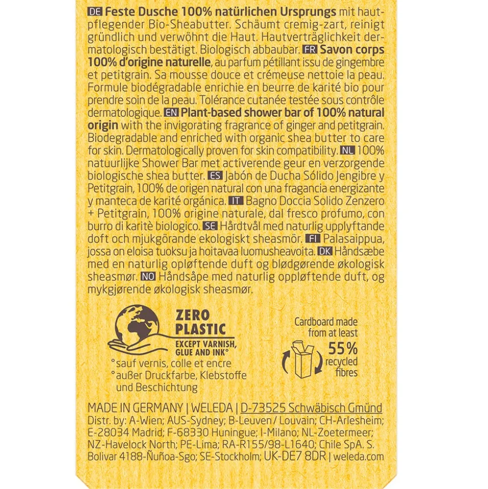 Weleda Shower Bar feste Dusche Ginger + Petitgrain 75 g