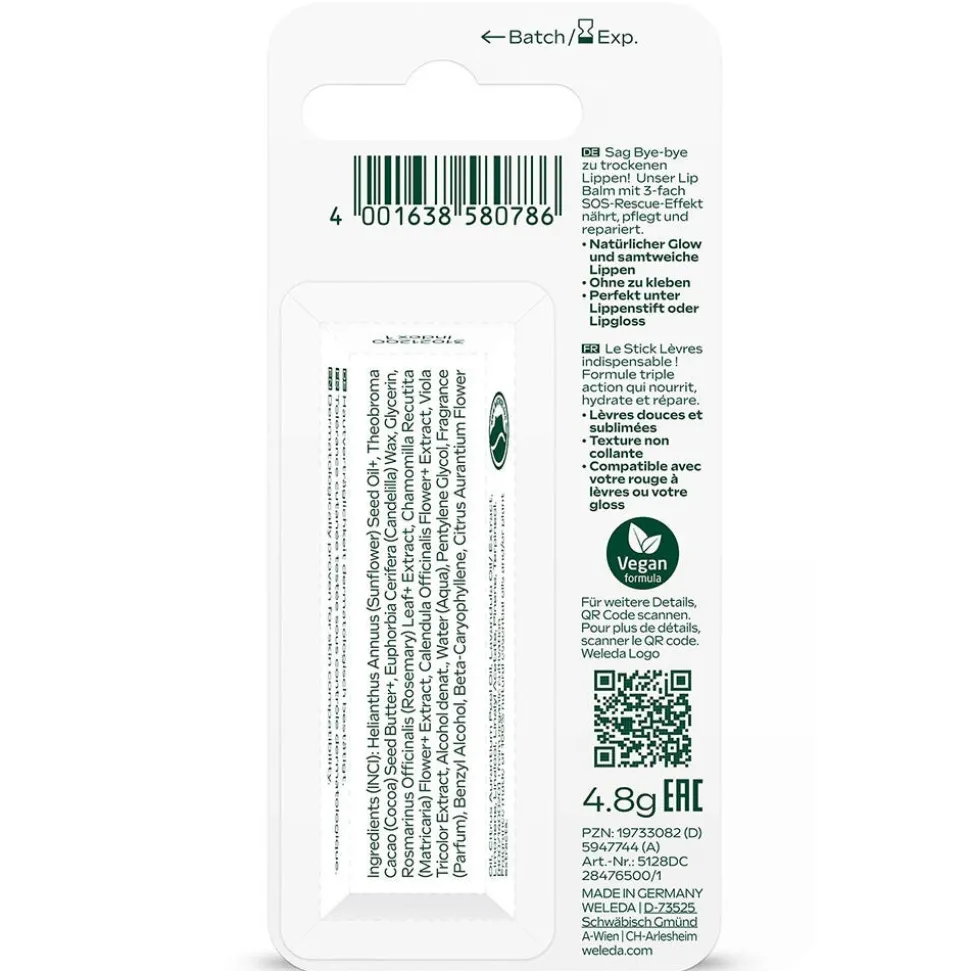 Weleda Skin Food Lip Balm 4,8 g