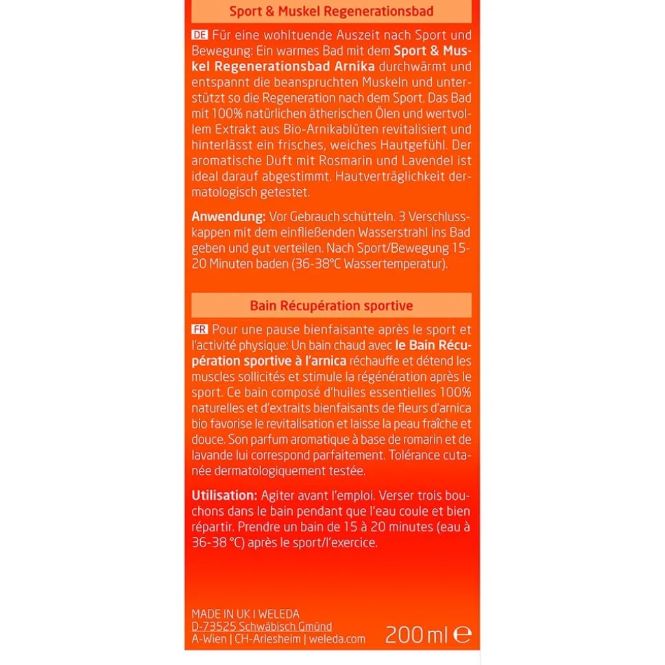 Weleda Sport & Muskel Regenerationsbad 200 ml