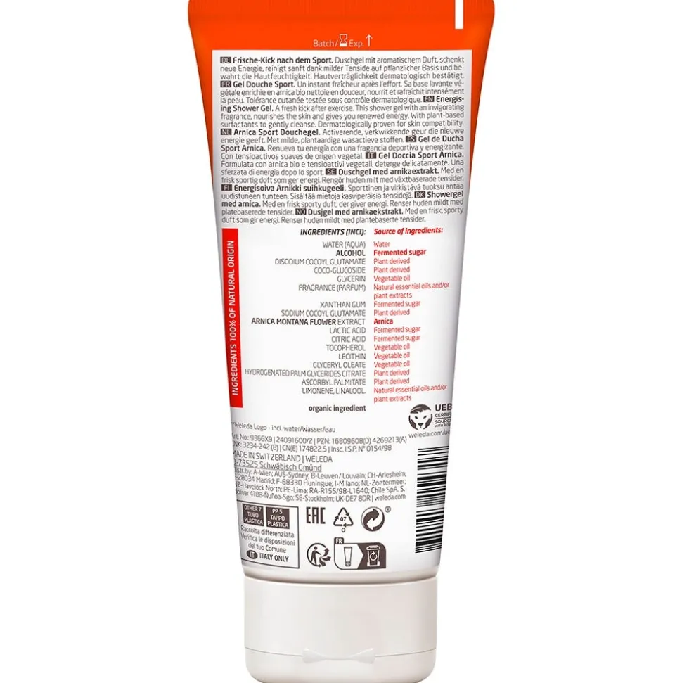 Weleda Sport Frische-Kick Duschgel Arnika 200 ml