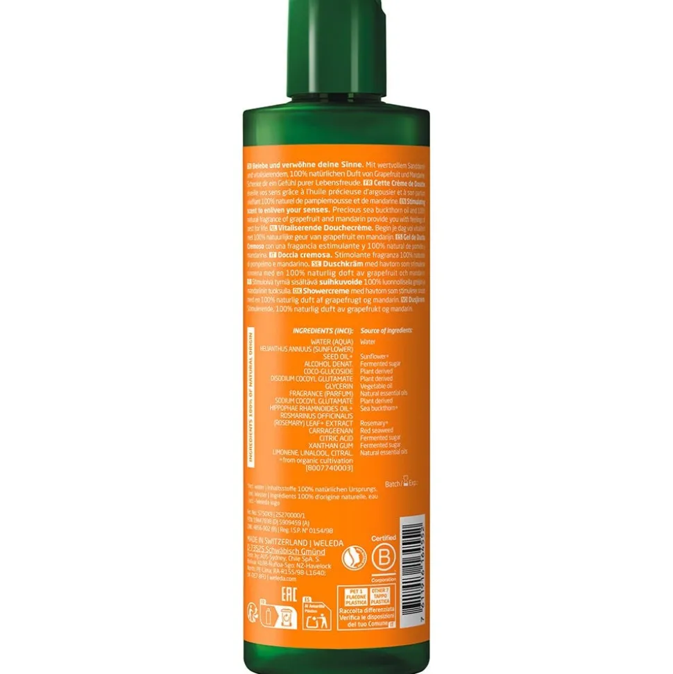 Weleda Vitality Shower Cream Sanddorn 400 ml