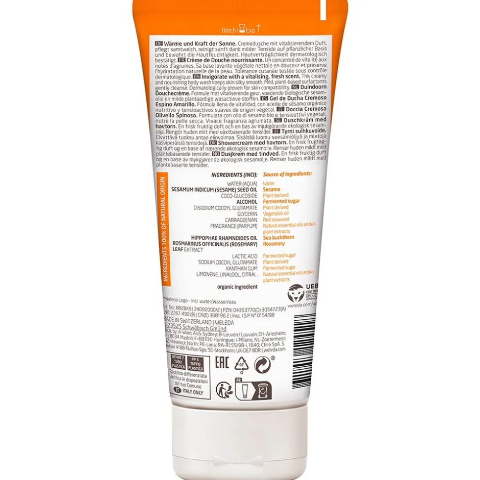 Weleda Vitality Shower Cream Sanddorn 200 ml