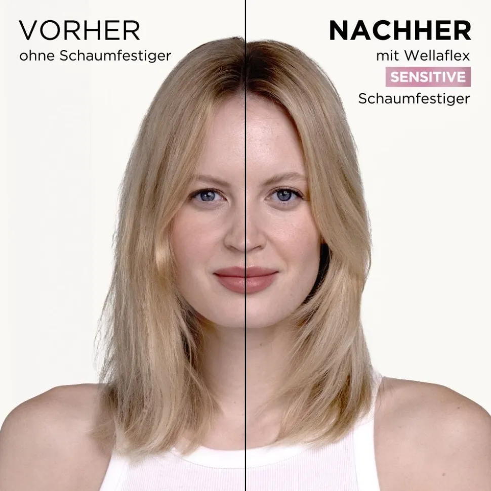 Wella Wellaflex Sensitive Stark Schaumfestiger 200 ml