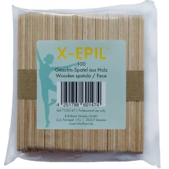 X-EPIL Gesichtsspatel aus Holz 100 Stück