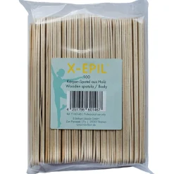 X-EPIL Körperspatel aus Holz 100 Stk.