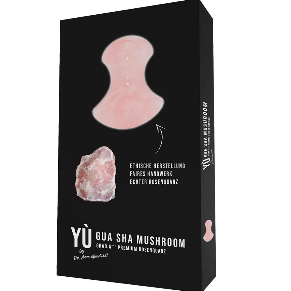 YÙ Beauty Rosenquarz Gua Sha Mushroom