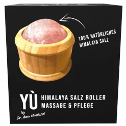 YÙ Beauty Salzball mit Bambus-Massager