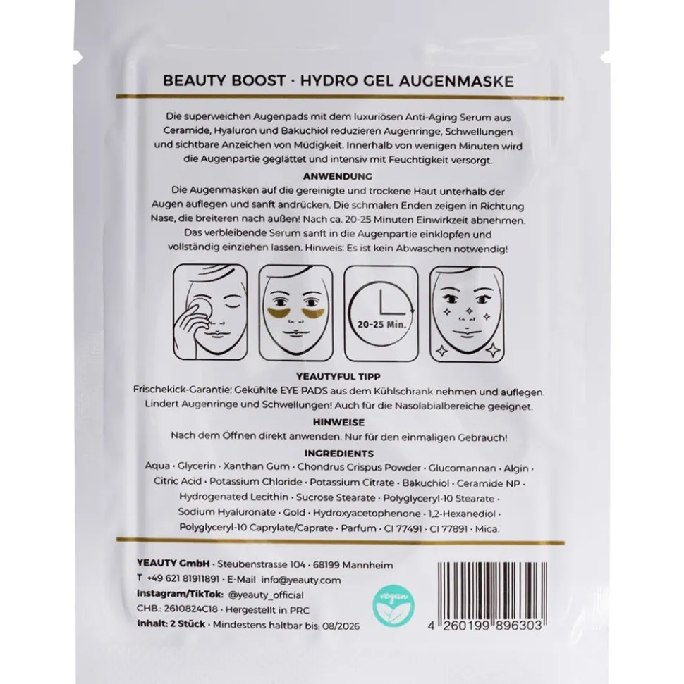Yeauty Beauty Boost Eye Pad Mask 2er