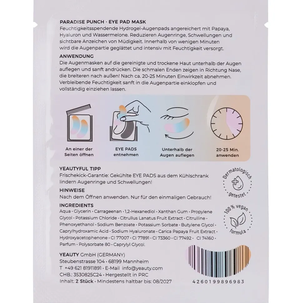 Yeauty Eye Pad Mask Paradise Punch