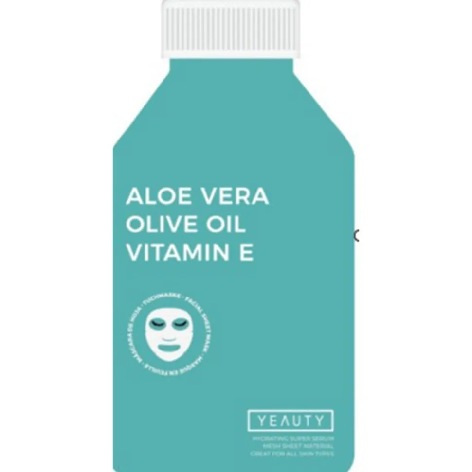 Yeauty Tuchmaske Aloe Vera-Olive Oil-Vitamin E