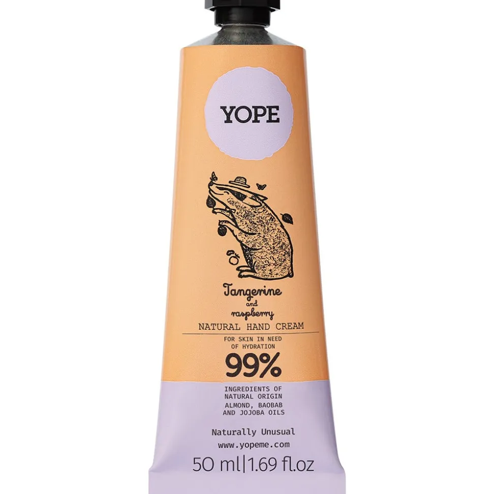 YOPE Hand Cream TANGERINE & RASPBERRY 50 ml