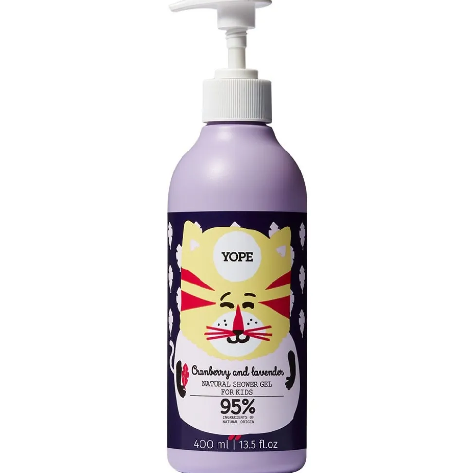 YOPE Shower Gel for Kids CRANBERRY & LAVENDER 400 ml