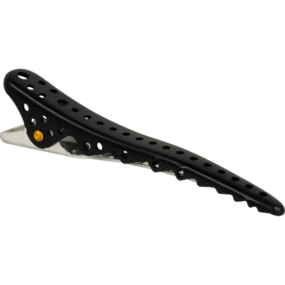 Y.S. Park Shark Clips 2 Stück schwarz