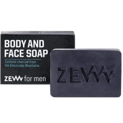 ZEW for Men Face and Body Soap with Charcoal 85 g
