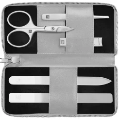 Zwilling Maniküre Pediküre Set 5tlg. mit Nagelschere grau
