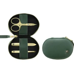 Zwilling Maniküre Pediküre Set 3tlg. mit Kombi-Nagelschere grün
