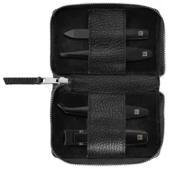 Zwilling Maniküre Pediküre Set 4 tlg. mit Nagelknipser schwarz