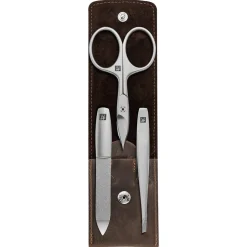 Zwilling Premium Maniküre Set 3-teilig in Braun